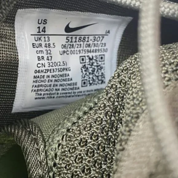 Nike Roshe One Low Mens Running Shoes Green 511881-307 NEW Size 14 - Picture 4 of 4